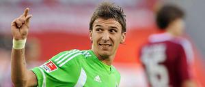 Mario Mandzukic trug zwei Jahre lang das Trikot des VfL Wolfsburg. Jetzt wechselt er nach seiner starken EM zum FC Bayern München.