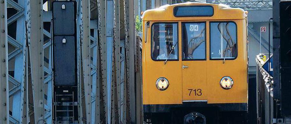 Ihr Ende naht … Diese Züge werden aussortiert. Auf den Linien U 1 bis U 4 rollen die neuen Wagen.