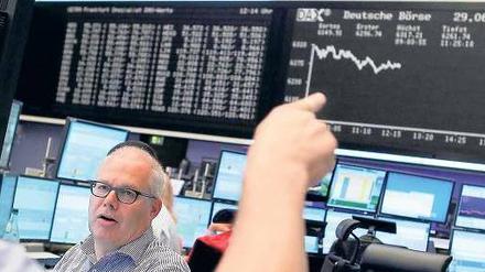 Da läuft er. Der Dax legte am Freitag um mehr als vier Prozent zu und kratzte an der 6400-Punkte-Marke. Foto: Reuters