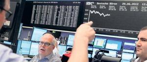 Da läuft er. Der Dax legte am Freitag um mehr als vier Prozent zu und kratzte an der 6400-Punkte-Marke. Foto: Reuters