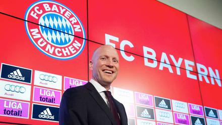 Hallo, ich bin der Neue. Matthias Sammer bei seiner Vorstellung als neuer Sportdirektor des FC Bayern München.