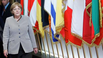 Es war eine lange Verhandlungsnacht in Brüssel, was man Angela Merkel auch angesehen hat.