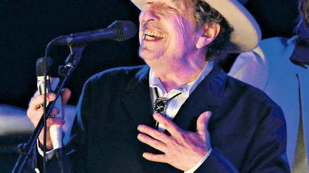 Neunter Frühling: Bob Dylan zwei Tage vor seinem Berliner Konzert in England. In Berlin waren Fotografen nicht zugelassen.