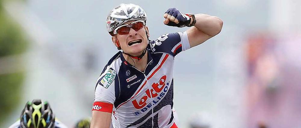 Gewonnen: Andre Greipel nach seinem Etappensieg.