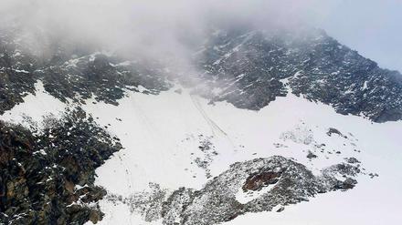 Das Lagginhorn im Schweizer Kanton Wallis.