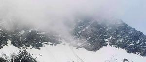 Das Lagginhorn im Schweizer Kanton Wallis.