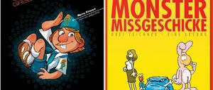 Live und in Farbe: Das "UPgrade"-Cover und das Poster zur dreifachen Lesung.