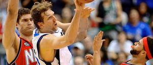 Keine gemeinsame Zukunft. Nowitzki und Williams (r.) werden nicht zusammen für Dallas spielen.