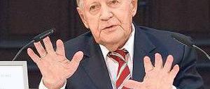 93 Jahre und kein bisschen altersmilde: Altbundeskanzler Helmut Schmidt.