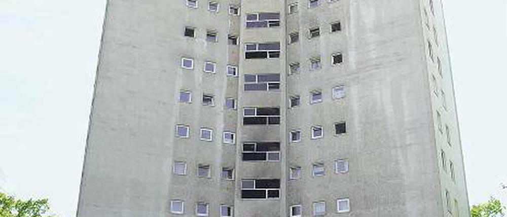 Das Hochhaus am Roseneck war der erste Nachkriegswolkenkratzer. Foto: Steinert