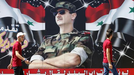 Allgegenwärtig: Syriens Machthaber Baschar al Assad