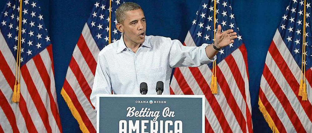 Patriotismus und Arbeitsplätze. Obama wirbt im krisengeplagten Ohio für sein Arbeitsmarktprogramm.