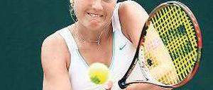 Sie baut auf Sand. Antonia Lottner setzt auf eine Karriere als Tennisprofi. Foto: p-a
