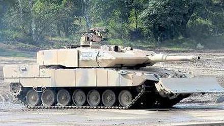 Ab in die Wüste? Saudi-Arabien hat Interesse am Kampfpanzer Leopard 2A7.Foto: dpa