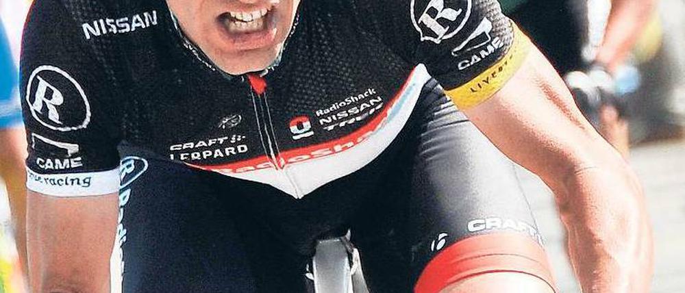 Sie nennen ihn Jensie. Jens Voigt fährt seine 15. Tour de France – womöglich ist er auch noch nächstes Jahr dabei. Foto: dpa