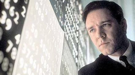 Berühmtes Beispiel. Schauspieler Russell Crowe spielte den schizophrenen Mathematiker und Nobelpeisträger John Forbes Nash in dem Hollywood-Film „A Beautyful Mind“. Foto: dpa