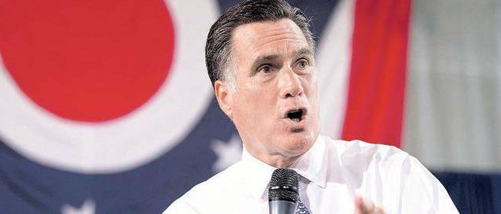 Kann derzeit nicht überzeugen. Der konservative Präsidentschaftskandidat Mitt Romney will nur einen Teil seiner Steuererklärungen veröffentlichen.