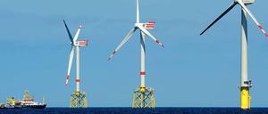 Windpark „Alpha Ventus“ rund 45 Kilometer vor der ostfriesischen Insel Borkum.