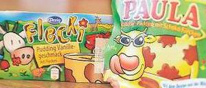 Beides Kühe, aber nicht verwandt. Aldis Pudding Flecki darf bleiben.