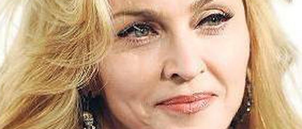 Superstar Madonna, hier in gestylter Hollywood-Version. Aber wie würde sie aussehen ohne Fitnesstrainer und Ernährungsberater? 