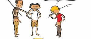 Sozial disqualifiziert: Die Hauptfigur beim Penisvergleich.