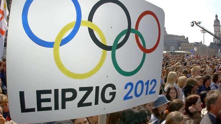 Da waren die Leipziger noch guter Dinge. Doch die Olympiabewerbung war am Ende chancenlos.