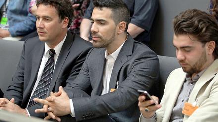 Hinterbänkler: Christian Freiherr von Stetten und Bushido im Bundestag.