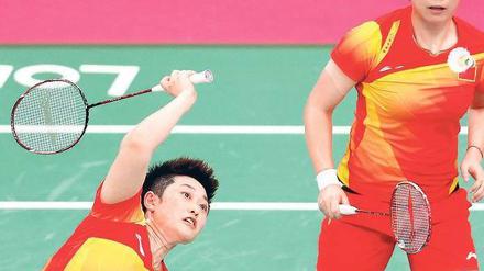 China am Ende. Yu Yang (l.) und Wang Xiaoli wurden vom Turnier augeschlossen. Yu will jetzt sogar ihre Karriere beenden.Foto: Reuters