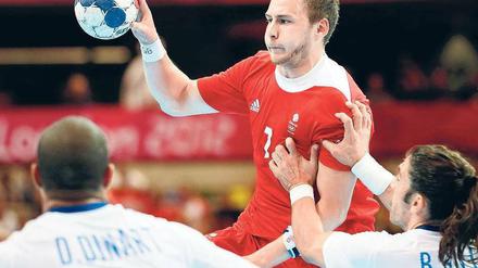 Chancenlos und Spaß dabei. Großbritanniens Handballer verloren 15:44 gegen Frankreich. 