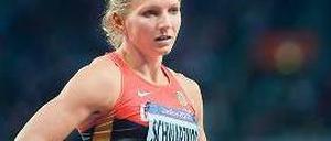 Kein Silber, doch Silber? Lilli Schwarzkopf im Verwirrspiel. Foto: AFP