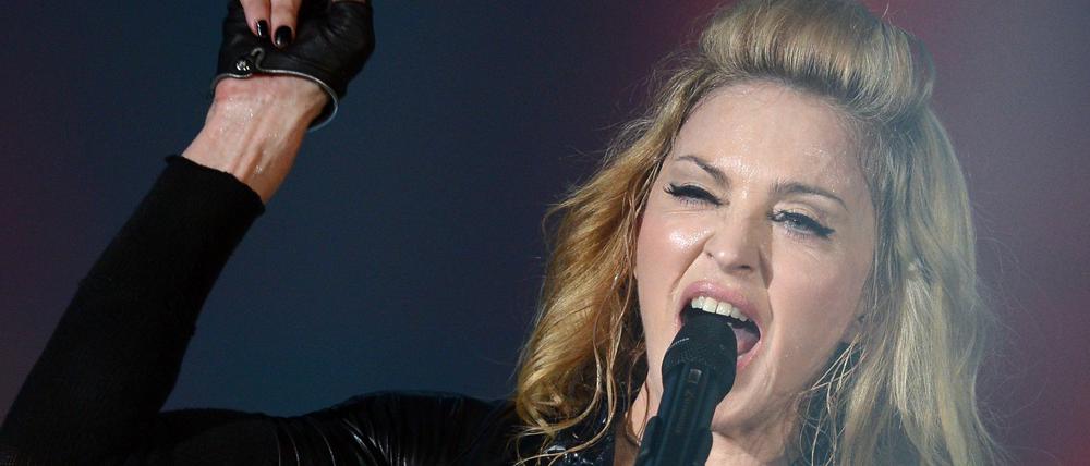 Angriffslustig. Madonna auf ihrer MDNA-Tour.