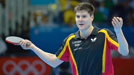Tatsächlich Bronze? Dimitrij Ovtcharov kann es seinen Erfolg selbst kaum fassen.