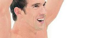 Jubeln kann ich immer noch. Michael Phelps freut sich über seine olympische Medaille Nummer 19. Foto: dapd