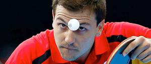 Am Ball lag's nicht. Timo Boll verlor schon im Achtelfinale des Einzelwettbewerbs.