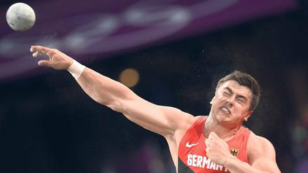 Wurfhandwerker: David Storl. Foto: AFP