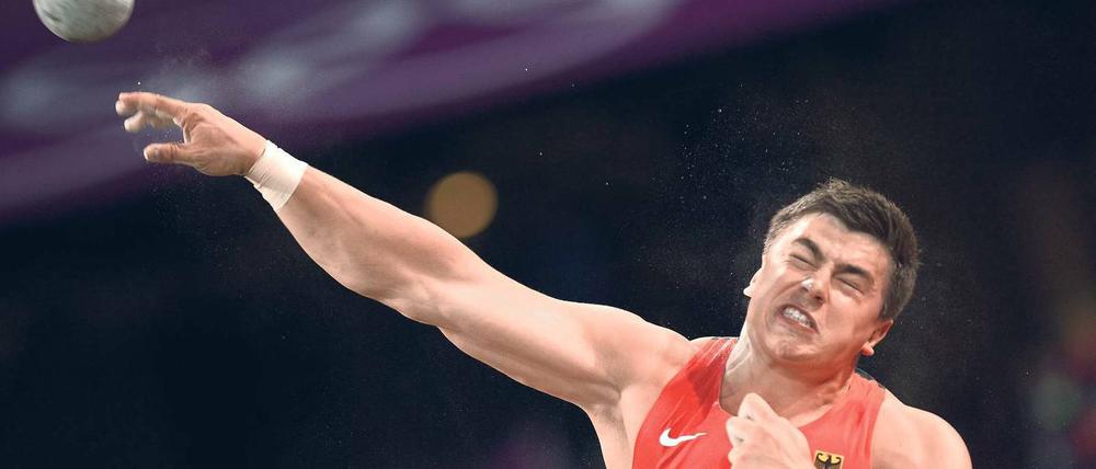 Wurfhandwerker: David Storl. Foto: AFP