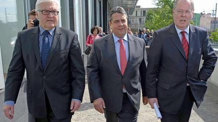 Wer kann Kanzler? Frank-Walter Steinmeier, Sigmar Gabriel oder Peer Steinbrück?