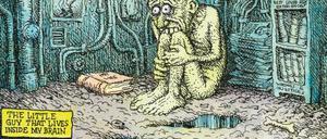 Ängstliches Männlein: Diese Farbzeichnung von Crumb gibt's als Bonus zur Luxusausgabe dazu.