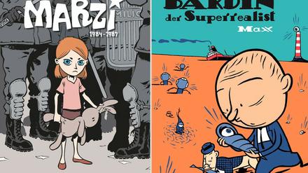 Newcomer und Veteranen: Zwei Titel der Comicautoren, die am Sonnabend in Berlin über ihre Arbeit sprechen.
