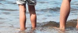 Fußwarm. Die Temperaturen in den Seen liegen jetzt bei 20 bis 24 Grad. Das beschleunigt das Algenwachstum. Foto: dapd