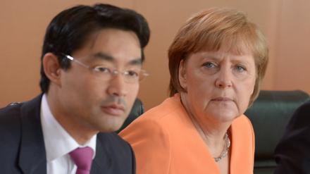 Angela Merkel (CDU) und Philipp Rösler (FDP). Die schwarz-gelbe Koalition lehnt bislang eine Unterschrift unter das Abkommen gegen Korruption ab.