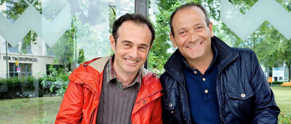 Stippvisite. Claudio Casalotti und Lillo di Mauro kommen aus Italien.