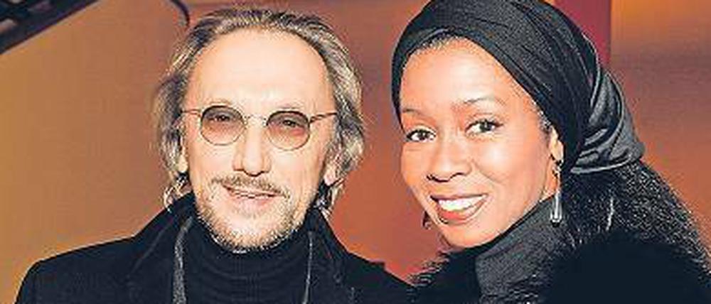 Romney Müller-Westernhagen, hier mit ihrem Mann Marius.