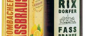 Alt und neu. Die „Rixdorfer Fassbrause“ wird nach Originalrezept gebraut, die Krombacher Limo nicht. 