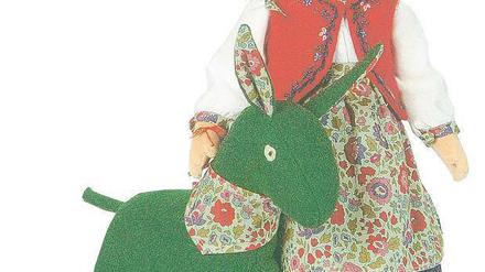 Die Kruse-Puppe Helenchen wird in Donauwörth von Hand gemacht.