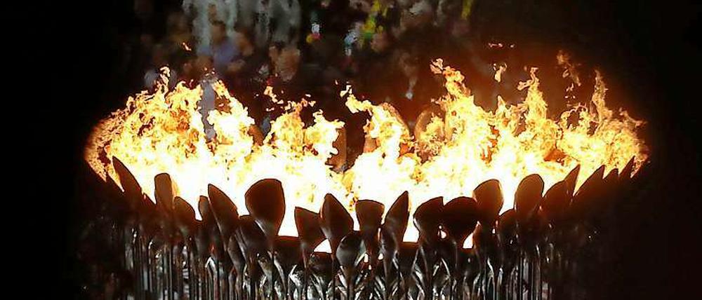 Die Hitze von Olympia. Gut zwei Wochen hat das olympische Feuer in London gebrannt. Am Sonntagabend wird es erlöschen.