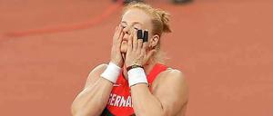 Kaum zu glauben: Betty Heidlers bester Wurf wurde wegen eines technischen Fehlers nicht gewertet. 