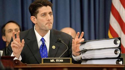 Der Republikaner Paul Ryan wird Vizekandidat von Mitt Romney im US-Wahlkampf.