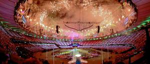 Krachender Abschluss. Am Ende stand das obligatorische Feuerwerk über dem Olympiastadion. Doch davor hatten die Spiele von London und auch deren Schlussfeier Außergewöhnliches geboten.