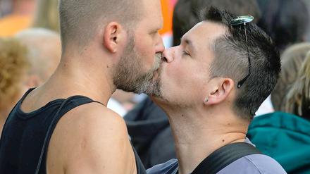 Laut einer Umfrage sind die meisten Deutschen für die steuerliche Gleichstellung von homosexuellen Lebenspartnern.